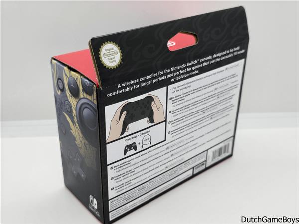 Grote foto nintendo switch pro controller monster hunter rise spelcomputers games overige