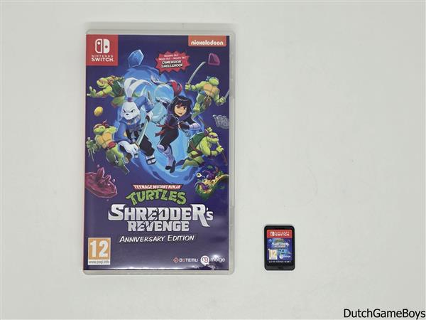 Grote foto nintendo switch turtles shredder revenge anniversary edition spelcomputers games overige