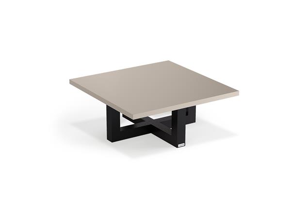 Grote foto salontafel met metalen poot puuur 80x50cm mdf hoogglans huis en inrichting eettafels