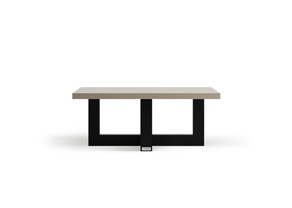 Grote foto salontafel met metalen poot puuur 80x50cm mdf hoogglans huis en inrichting eettafels