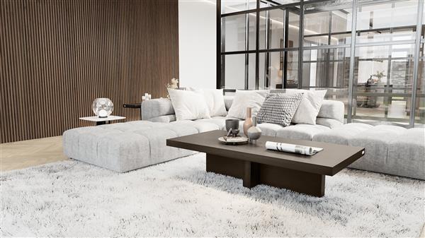 Grote foto elegante salontafel puuur 100x70cm mdf mat huis en inrichting eettafels