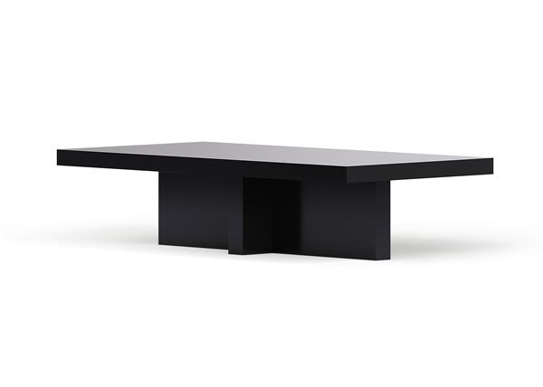 Grote foto elegante salontafel puuur 100x70cm mdf mat huis en inrichting eettafels