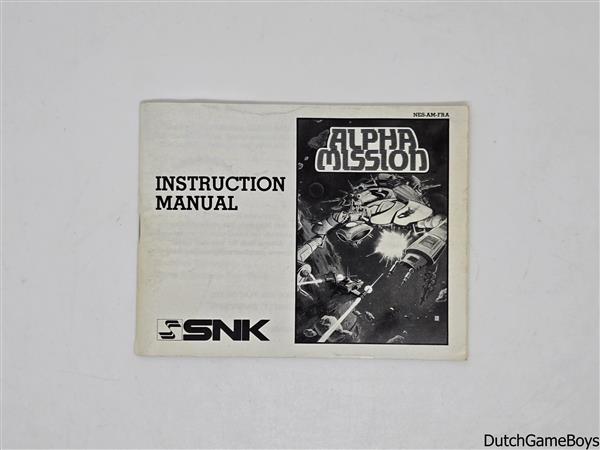 Grote foto nintendo nes alpha mission fra manual spelcomputers games overige nintendo games