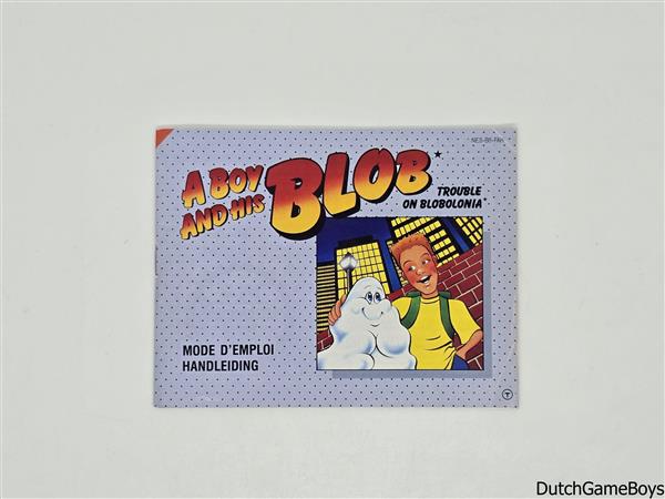Grote foto nintendo nes a boy and his blob fah manual spelcomputers games overige nintendo games