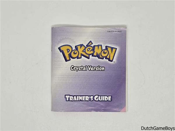 Grote foto gameboy color pokemon crystal trainer guide nhau manual spelcomputers games overige nintendo games