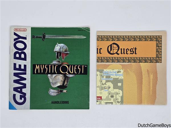 Grote foto gameboy classic mystic quest hol manual map spelcomputers games overige nintendo games