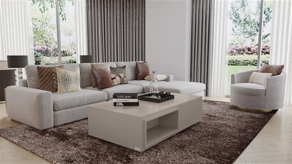 Grote foto luxe salontafel puuur 80x50cm mdf mat huis en inrichting eettafels