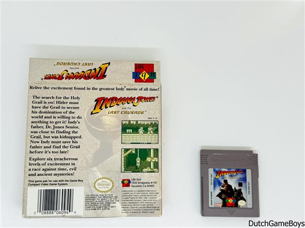 Grote foto gameboy classic indiana jones and the last crusade usa spelcomputers games overige nintendo games