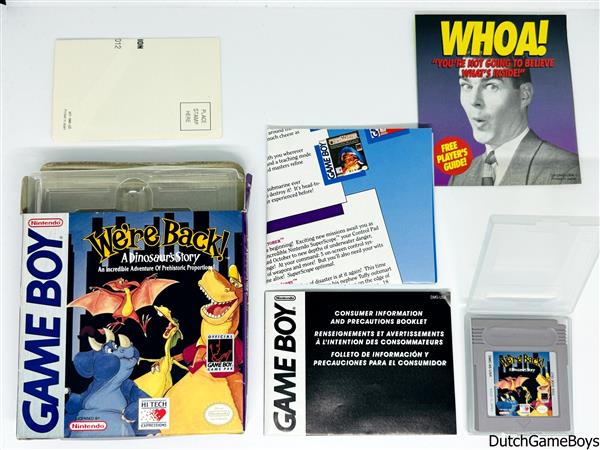 Grote foto gameboy classic we re back a dinosaur story usa spelcomputers games overige nintendo games