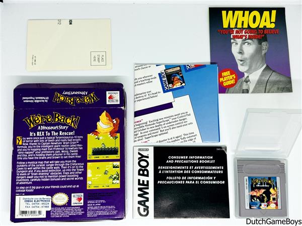 Grote foto gameboy classic we re back a dinosaur story usa spelcomputers games overige nintendo games