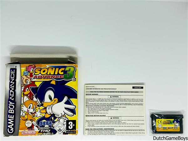 Grote foto gameboy advance gba sonic advance 3 noe spelcomputers games overige nintendo games