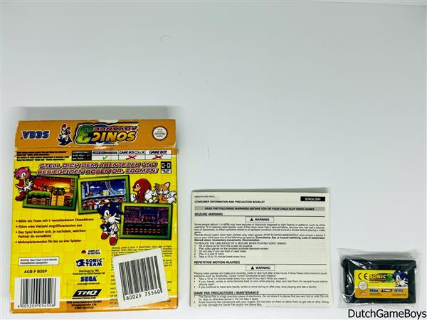 Grote foto gameboy advance gba sonic advance 3 noe spelcomputers games overige nintendo games