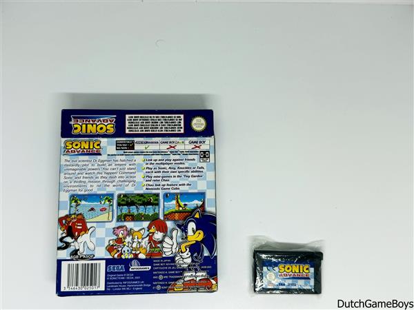 Grote foto gameboy advance gba sonic advance ukv 1 spelcomputers games overige nintendo games