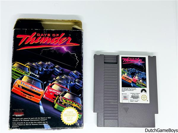 Grote foto nintendo nes days of thunder fra spelcomputers games overige nintendo games