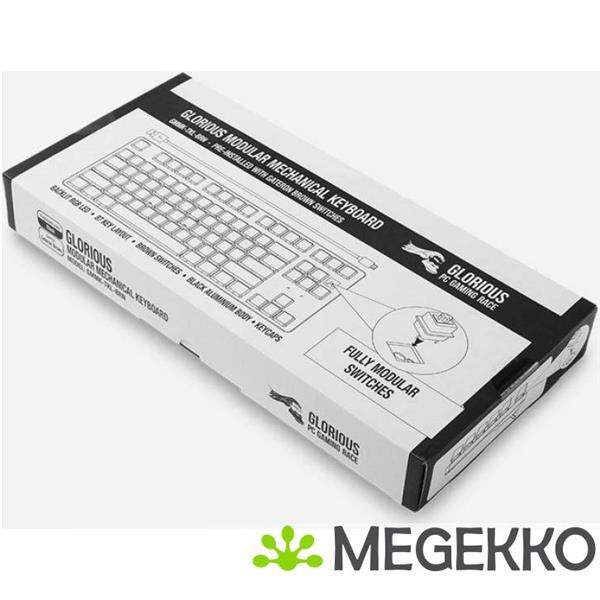 Grote foto glorious gmmk tkl gateron brown computers en software toetsenborden