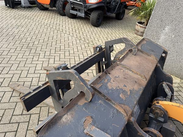 Grote foto case 21f shovel compact wheel loader 2016 bucket forks 3970hours agrarisch shovels