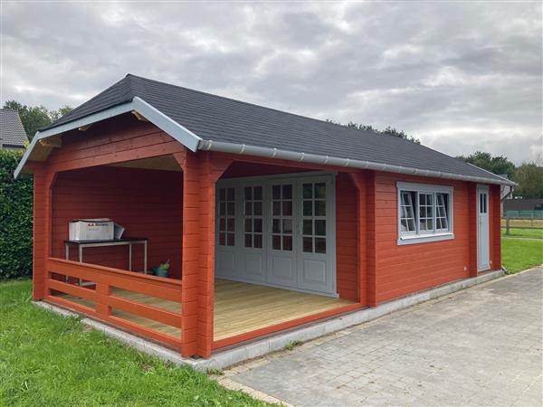 Grote foto tuinhuis wolfkap w4x4 3a 410 x 870 x 375 h cm tuin en terras tuinhuisjes en blokhutten