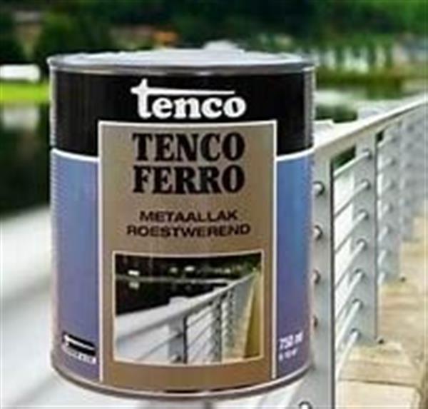 Grote foto tenco ferro metaallak 750ml rood doe het zelf en verbouw verven en sierpleisters