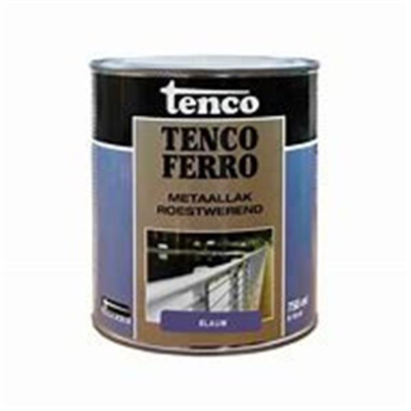 Grote foto tenco ferro metaallak 750ml blauw doe het zelf en verbouw verven en sierpleisters