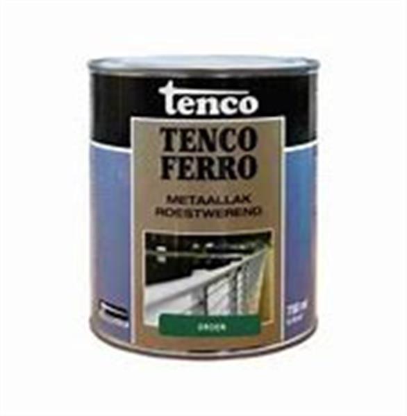 Grote foto tenco ferro metaallak 750ml groen doe het zelf en verbouw verven en sierpleisters
