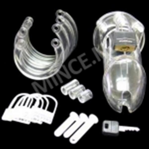 Grote foto . chastity cage transparant model cbt 6000of 6000s erotiek sm artikelen