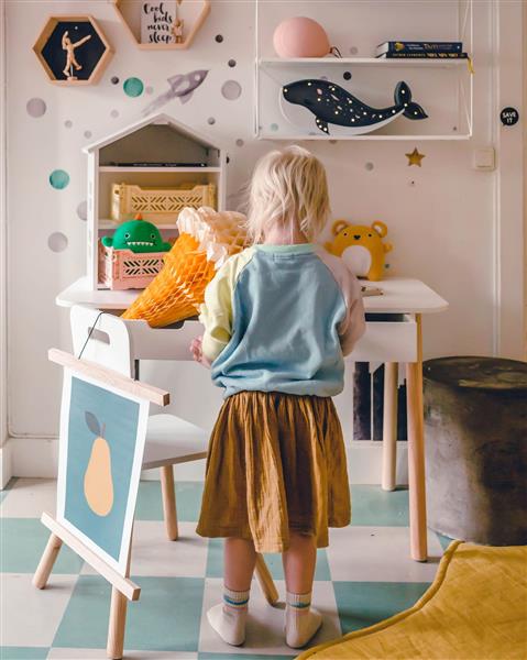 Grote foto houten decoratieve lamp walvis navy 2xaa batterijen zonder dimfunctie of afstandsbediening kinderen en baby complete kinderkamers