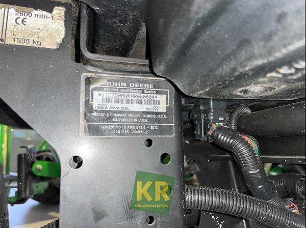 Grote foto john deere 7500a fairway maaier 31817 agrarisch algemeen