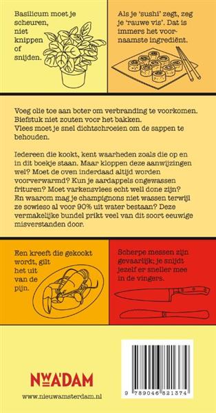 Grote foto keukenmythes boeken kookboeken