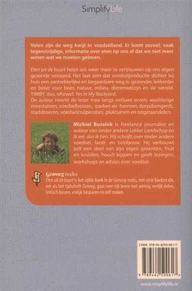 Grote foto eten uit de buurt genoeg reeks boeken politiek en maatschappij