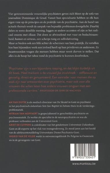 Grote foto psychiaters op de sofa boeken politiek en maatschappij
