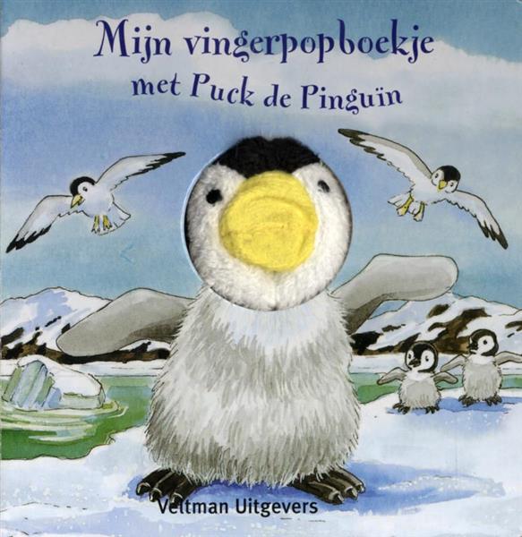 Grote foto mijn vingerpopboekje met puck de pinguin boeken jeugd 13 jaar en ouder