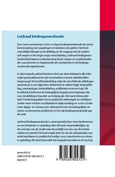 Grote foto leidraad kindergeneeskunde leidraadreeks boeken wetenschap