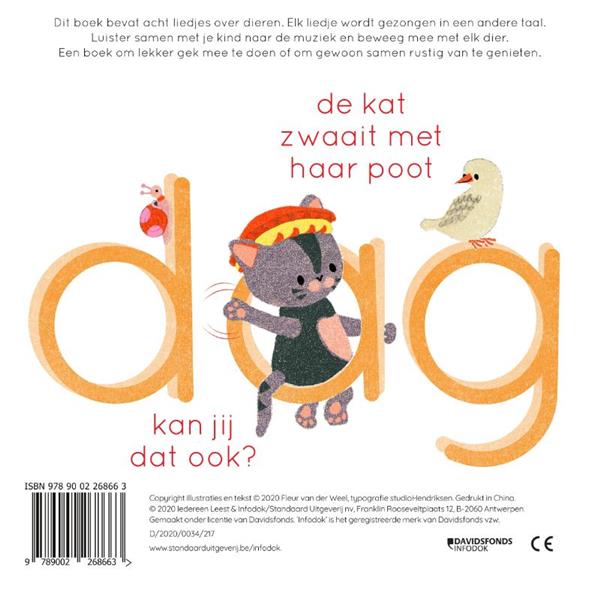 Grote foto daar zat een aapje op een stokje en andere dierenliedjes van hier en elders boeken jeugd 13 jaar en ouder