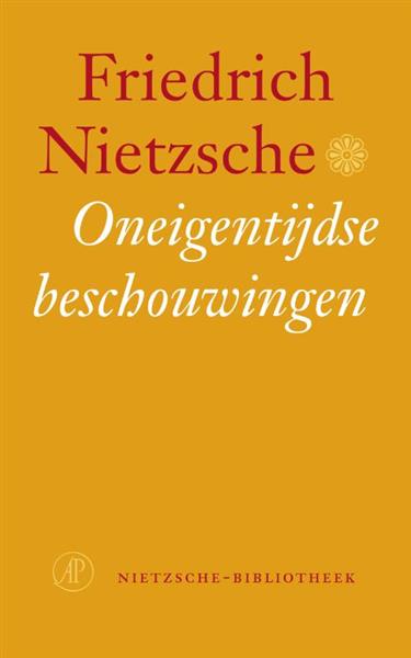 Grote foto oneigentijdse beschouwingen nietzsche bibliotheek boeken overige boeken