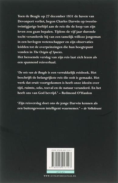 Grote foto de reis van de beagle atlas klassieke reizen 10 boeken reisverhalen