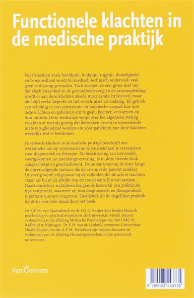 Grote foto functionele klachten in de medische praktijk boeken wetenschap