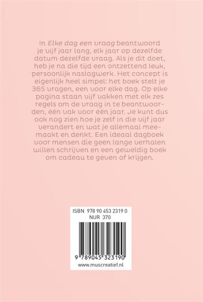 Grote foto elke dag een vraag boeken stripboeken