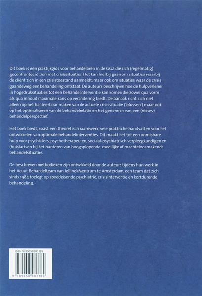 Grote foto praktijkboek crisisinterventie boeken wetenschap