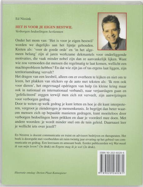 Grote foto het is voor je eigen bestwil boeken psychologie