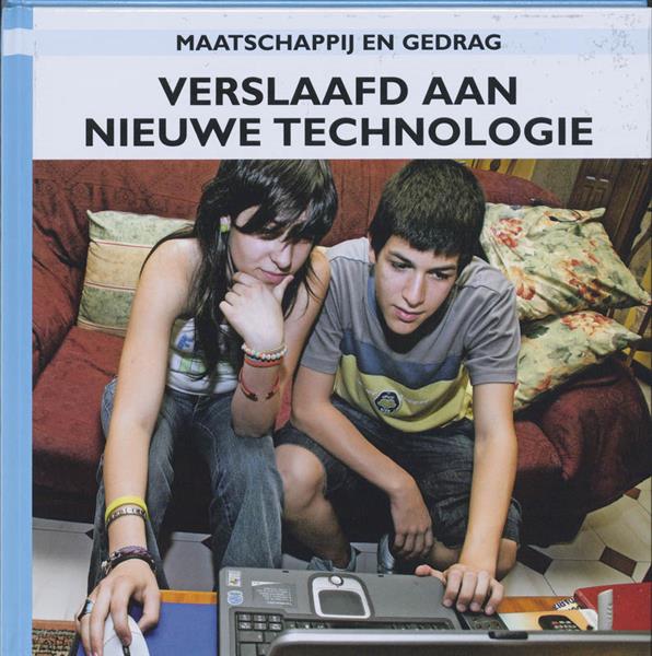 Grote foto verslaafd aan nieuwe technologie maatschappij en gedrag boeken jeugd 13 jaar en ouder
