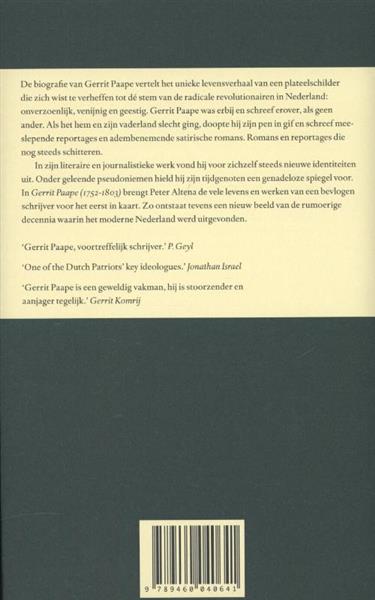Grote foto gerrit paape 1752 1803 boeken overige boeken