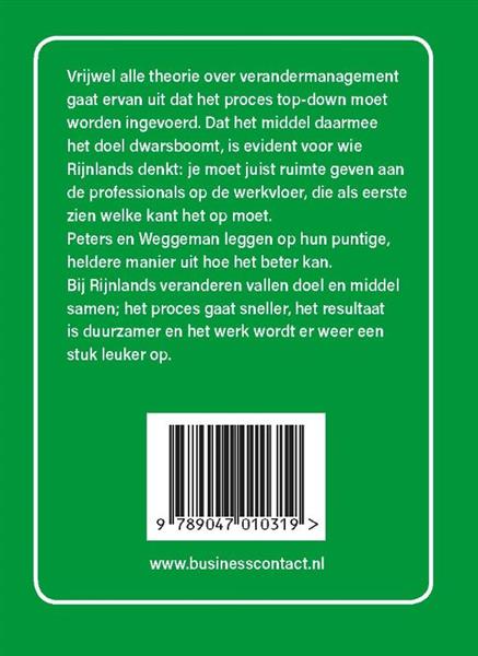Grote foto het rijnland veranderboekje boeken overige boeken