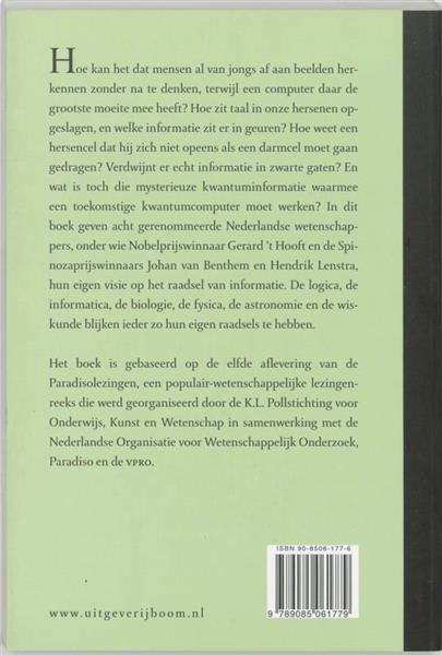 Grote foto het raadsel van informatie boeken politiek en maatschappij