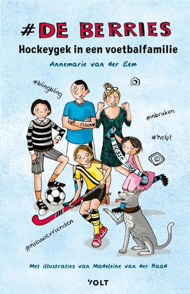 Grote foto hockeygek in een voetbalfamilie de berries 1 boeken jeugd 13 jaar en ouder