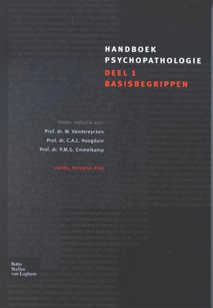 Grote foto handboek psychopathologie 1 basisbegrippen boeken wetenschap