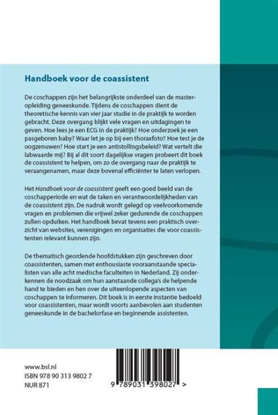 Grote foto handboek voor de coassistent leidraadreeks boeken wetenschap