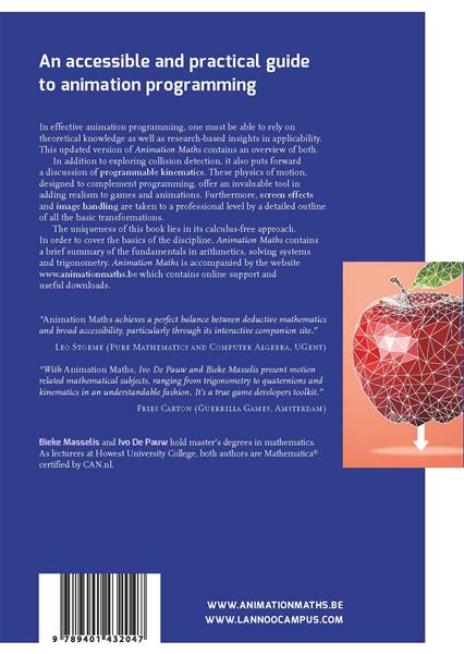 Grote foto animation maths boeken wetenschap