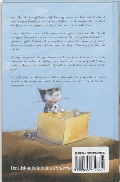 Grote foto de weg naar school davidsfonds infodok kinderboeken boeken jeugd 13 jaar en ouder