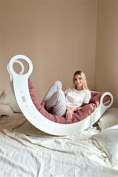 Grote foto houten klimboog xl rocker naturel xl kinderen en baby overige