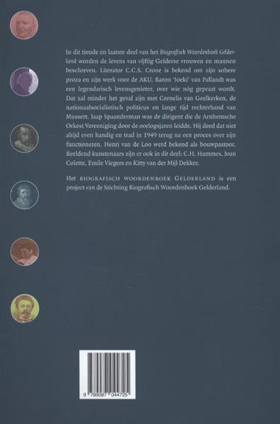 Grote foto bekende en onbekende mannen en vrouwen uit de gelderse geschiedenis 10 biografisch woordenboek g boeken overige boeken